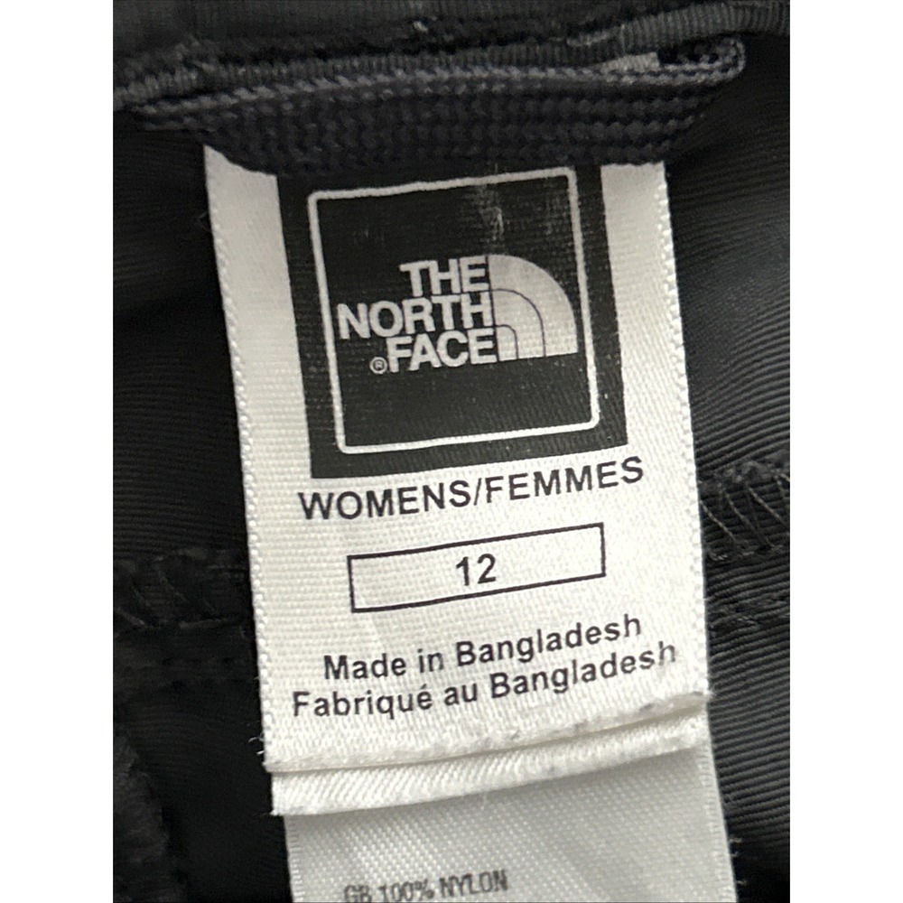 Women's The North Face Convertible Pants Nylon Hiking Zip Off Shorts Sz 12 Clean - Picture 10 of 11